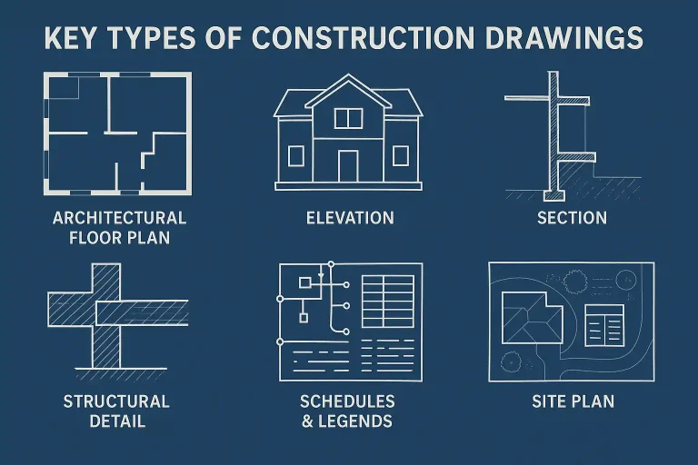 Different Types of Drawings in Building Design and Construction