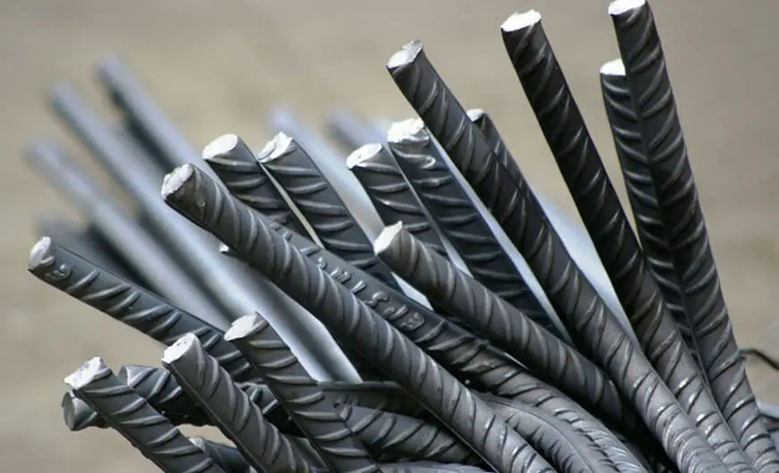 steel rebar size chart