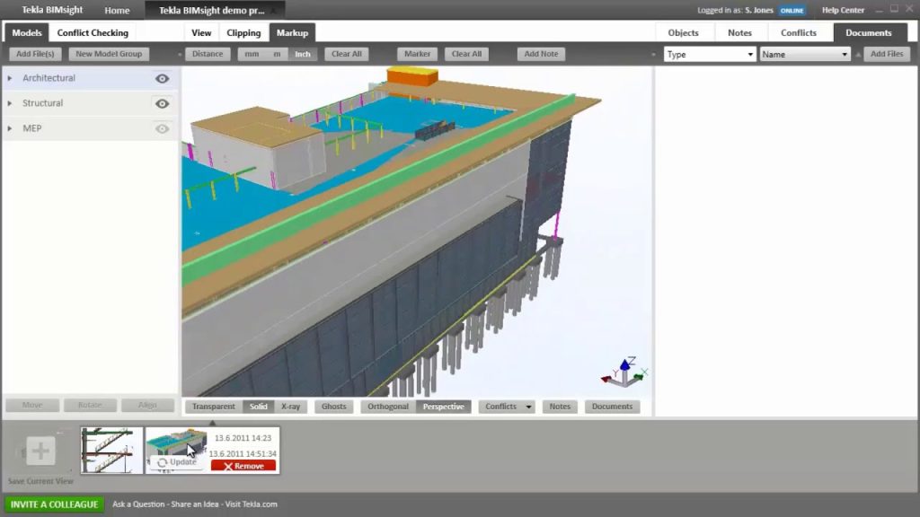 Trimble Connect with Tekla BIMsight