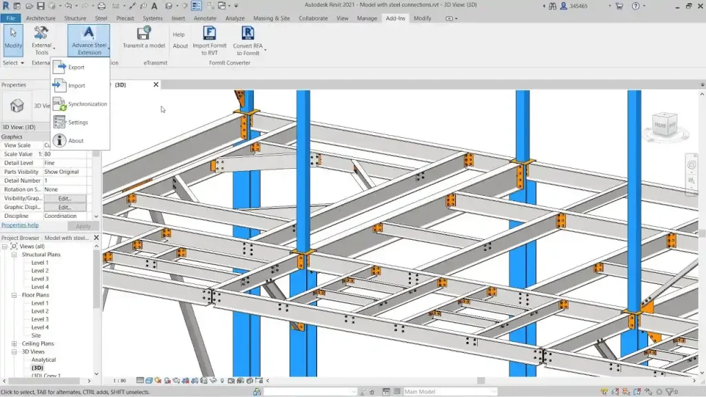 Using 3D Software for Better Steel Connections