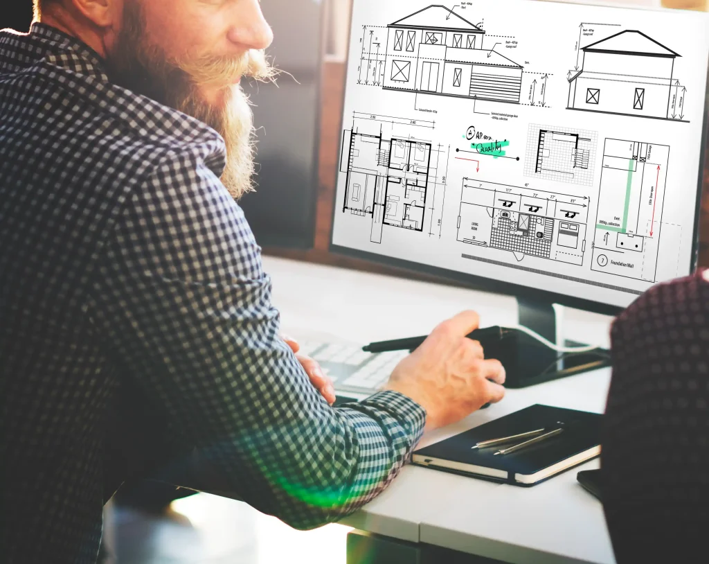 Engineers reviewing a Revit rebar detailing workflow for structural BIM modeling